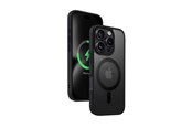 Puhelin - Kannet ja kotelot - CRONG Hybrid Frost MAG Cover - Case with MagSafe for iPhone 16 Pro Max (Black) - CRGHFMIP1669PBLK