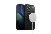 Puhelin - Kannet ja kotelot - CRONG Hybrid Frost MAG Cover - MagSafe iPhone 17 Pro Max Case (Black) - CRGHFMIP1769PBLK