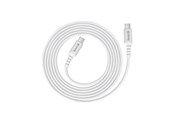 USB kaapelit - CRONG Armor Link - 60W PD 3A USB-C to USB-C Cable 150cm (White) - CRGAL15USCCWHI