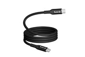 USB kaapelit - CRONG Soft Link - 100W PD 5A USB-C to USB-C Cable 200cm (Black) - CRGSL200USCCBLK