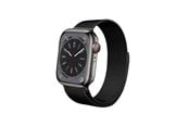 Smartwatch - Lisävarusteet - CRONG Milano Steel - Stainless Steel Strap for Apple Watch 38/40/41/42 mm (Black) - CRG-40MST-BLK