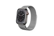 Smartwatch - Lisävarusteet - CRONG Milano Steel - Stainless Steel Strap for Apple Watch 38/40/41/42 mm (Silver) - CRG-40MST-SLV