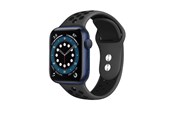 Smartwatch - Lisävarusteet - CRONG Duo Sport - Apple Watch Band 44/45/46/49 mm (Gray/Black) - CRG-44DSB-BLK