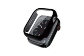 Smartwatch - Lisävarusteet - CRONG Hybrid Watch Case - Case with Glass for Apple Watch 44mm (Black) - CRG-44HS-BLK