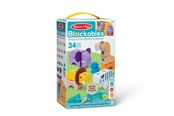 Rakennussarjat - Melissa & Doug Blockables Building Set Safari Animals - 51105