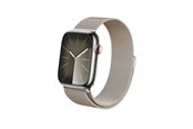 Smartwatch - Lisävarusteet - CRONG Milano Steel – Stainless Steel Strap for Apple Watch 44/45/46/49mm (Champagne) - CRG-44MST-CHP