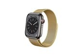Smartwatch - Lisävarusteet - CRONG Milano Steel - Stainless Steel Strap for Apple Watch 44/45/46/49 mm (Gold) - CRG-44MST-GLD