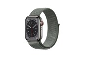 Smartwatch - Lisävarusteet - CRONG Nylon - Sport Band for Apple Watch 44/45/46/49 mm (Military Green) - CRG-44NLB-MGN