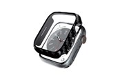 Smartwatch - Lisävarusteet - CRONG Hybrid Watch Case - Case with glass for Apple Watch 45mm (Carbon) - CRG-45HS-CRB