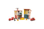Puulelut - Classic World Wooden Fire Station - 50646