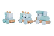 Vauva- ja taaperolelut - Small Foot - Wooden Train Blue - 12695