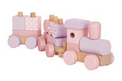 Vauva- ja taaperolelut - Small Foot - Wooden Train Pink - 12694