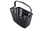 Pyörätarvikkeet - Wozinsky WKR-PK plastic handlebar bicycle basket - black - 5907769385315