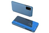 Puhelin - Kannet ja kotelot - Hurtel Clear View Case Flip Cover for Samsung Galaxy A03s (166.5) Blue - 5907769338045