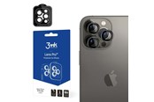 Puhelintarvikkeet - Näytönsuojat - 3mk Apple iPhone 15 Pro Max - Lens Protection Pro Graphite - 5903108530040