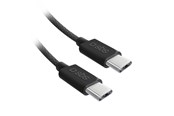 USB kaapelit - SBS TECABLETISSUETCK USB-C - USB-C 1.5m 60W braided cable - black - TECABLETISSUETCCK