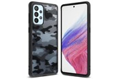 Puhelin - Kannet ja kotelot - Ringke Fusion Matte Case Cover with Gel Frame Samsung Galaxy A73 Black - 8809848205378