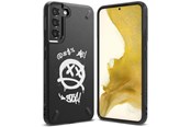 Puhelin - Kannet ja kotelot - Ringke  Onyx Design Rugged Case Cover for Samsung Galaxy S22+ (S22 Plus) Black (Graffiti) () - 8809848206153