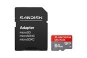 Muistikortti - SANDISK Ultra PLUS microSD/SD - 150MB/s - 64GB - SDSQUWC-064G-GN6MA