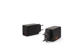 Puhelin - Adapterit & Laturit - UAG SRGE 65W 3Port 2USB-C - 1USB-AWall Charger EU Black - 9B443711V4040