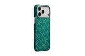 Puhelin - Kannet ja kotelot - PITAKA Ultra-Slim Case - Monogram-Gold/Green - iPhone 17 Pro - KI1701PTK