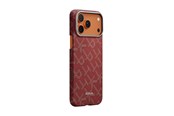 Puhelin - Kannet ja kotelot - PITAKA Ultra-Slim Case - Monogram-Gold/Red - iPhone 17 Pro - KI1702PTK