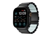 Smartwatch - Lisävarusteet - Nomad Stratos Band - 49mm | Black Titanium | Icy Blue Glow FKM - NM009896858