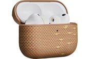 Kuulokkeet - PITAKA Aramid Fiber Magnetic Case - Golden Glint - AirPods Pro 3 - APM2504