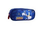 Lisätarvikkeet kouluun - Vadobag Sonic Still Unstoppable Pencil Case 2-Compartment - Blue - 155-01309