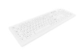Näppäimistöt - Cherry Contour Active Key MedicalKey AK-C8100 - keyboard - medical hygienic design full size - AZERTY - French - white Input Device - Näppäimistö - Ranskalainen - Valkoinen - AK-C8100F-FU1-W/FR