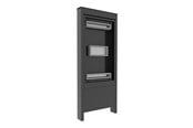 Seinäkiinnitys, AV-kiinnikkeet & AV-kalusteet - Chief Impact Floor Kiosks Series OLF55BP-S stand - for LCD display / touchscreen - outdoor portrait - black - Max 68 kg - recommended for 55" - OLF55BP-S
