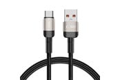 USB kaapelit - Tech-Protect  UltraBoost Evo Cable USB-C / USB-A 100W 5A 1m - Titanium - 5906203690749