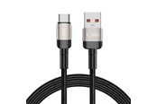 USB kaapelit - Tech-Protect  UltraBoost Evo Cable USB-C / USB-A 100W 5A 2m - Titanium - 5906203690756