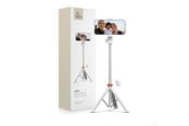 Puhelin - Muut lisävarusteet - Tech-Protect L03S Bluetooth Selfie Stick with Remote Control Tripod up to 148cm and 180 Head - White - 5906203691180