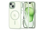 Puhelin - Kannet ja kotelot - Tech-Protect  MagMat MagSafe Case for iPhone 15 - Clear Green - 5906302307982