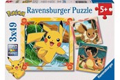 Palapelit - Ravensburger Pokémon 3x49p - 5+ - 12004062