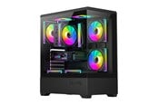 Kotelot - Darkflash C365 Computer Case + 5 Fans - Kotelot - Musta - C365 BLK +5F