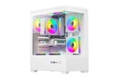 Kotelot - Darkflash C365 Computer Case + 5 Fans - Kotelot - Valkoinen - C365 WHT +5F