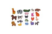 Puulelut - Primi Passi - Wooden Animal Set - 60 pieces - PP1072