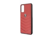 Puhelin - Kannet ja kotelot - Ferrari Heritage Quilted Case for Samsung Galaxy S20 - Red - 3700740473689