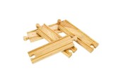 Puulelut - Bigjigs Wooden Rails - Straight 4 pcs. - BJT101