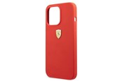 Puhelin - Kannet ja kotelot - Ferrari Silicone Case for iPhone 13 Pro Max - Red - 3666339026905