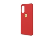 Puhelin - Kannet ja kotelot - Ferrari Silicone Case for Samsung Galaxy S20 - Red - 3700740473320