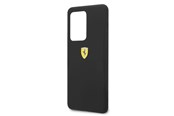 Puhelin - Kannet ja kotelot - Ferrari Silicone Case for Samsung Galaxy S20 Ultra - Black - 3700740473375