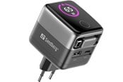 Kannettavan laturit - Sandberg Travel Charger PD65W Display + Cable - 441-74