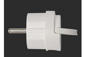 Sähkökytkimet - Pro Socket angle schuko mini, white - 30-081-1