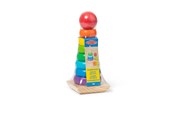 Vauva- ja taaperolelut - Melissa & Doug Wooden Stacker Rainbow - 6073090