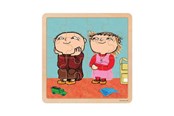 Palapelit - Barbo Toys Puzzle 16 Pcs Wooden Puzzle Friends Puu - 7835