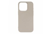Puhelin - Kannet ja kotelot - Hurtel Liquid Silicone Case MagSafe for iPhone 16 Pro Max - Beige - 5907769363474