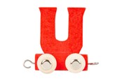 Puulelut - Small Foot - Wooden Letter Train Color - U - 10371-display12